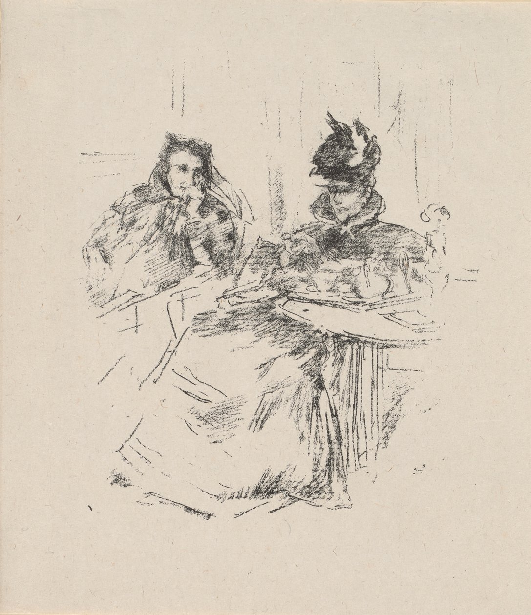 Odpolední čaj od James Abbott McNeill Whistler