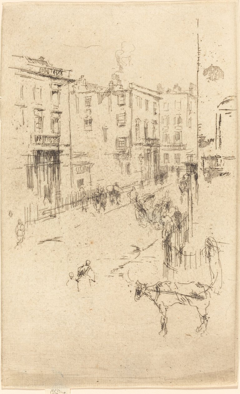 Alderney Street od James Abbott McNeill Whistler