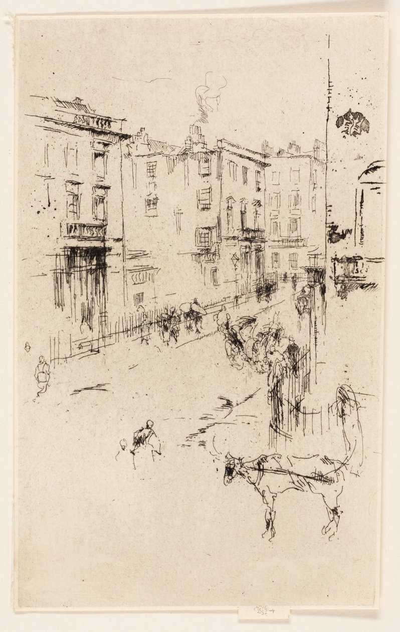 Alderney Street od James Abbott McNeill Whistler