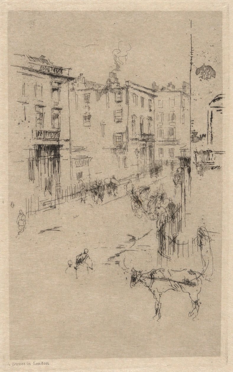 Alderney Street od James Abbott McNeill Whistler