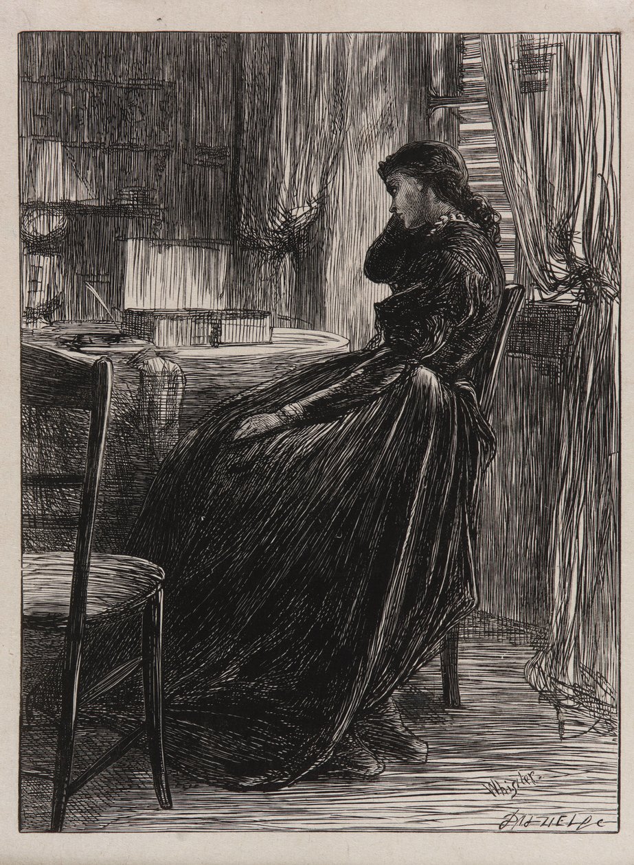 Ilustrace k <em>Soudnímu kázání</em> od James Abbott McNeill Whistler