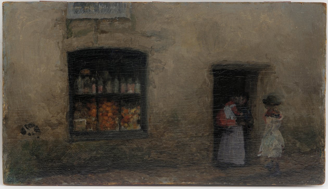 Oranžová poznámka: Cukrárna od James Abbott McNeill Whistler