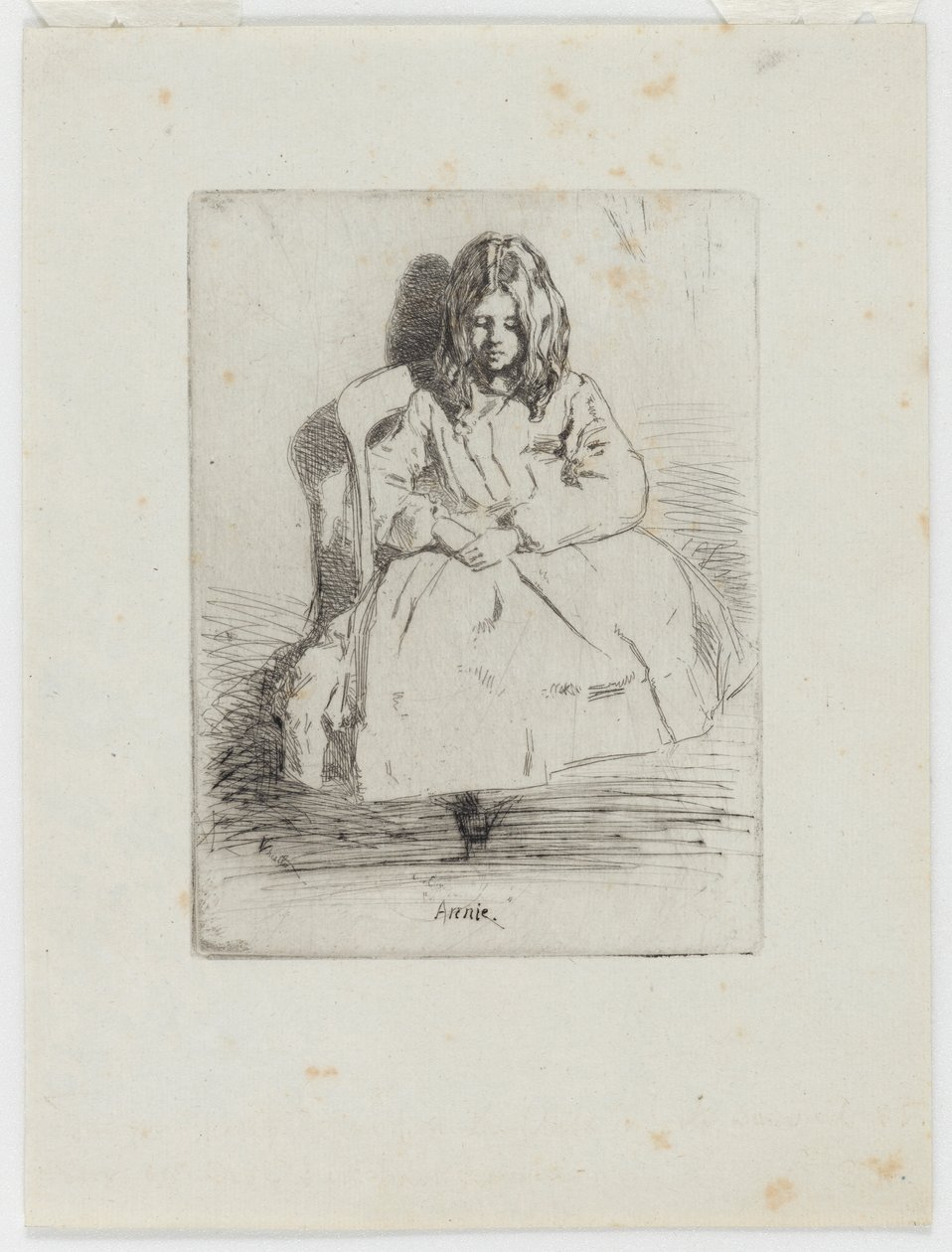 Annie, sedím od James Abbott McNeill Whistler