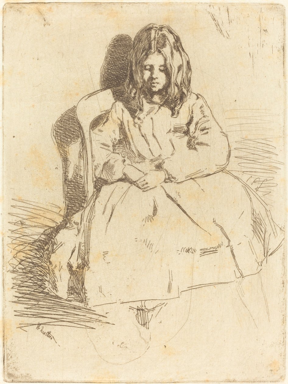 Annie Sedící od James Abbott McNeill Whistler