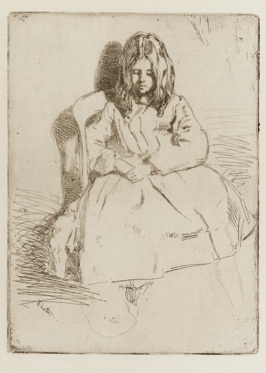 Annie, sedím od James Abbott McNeill Whistler