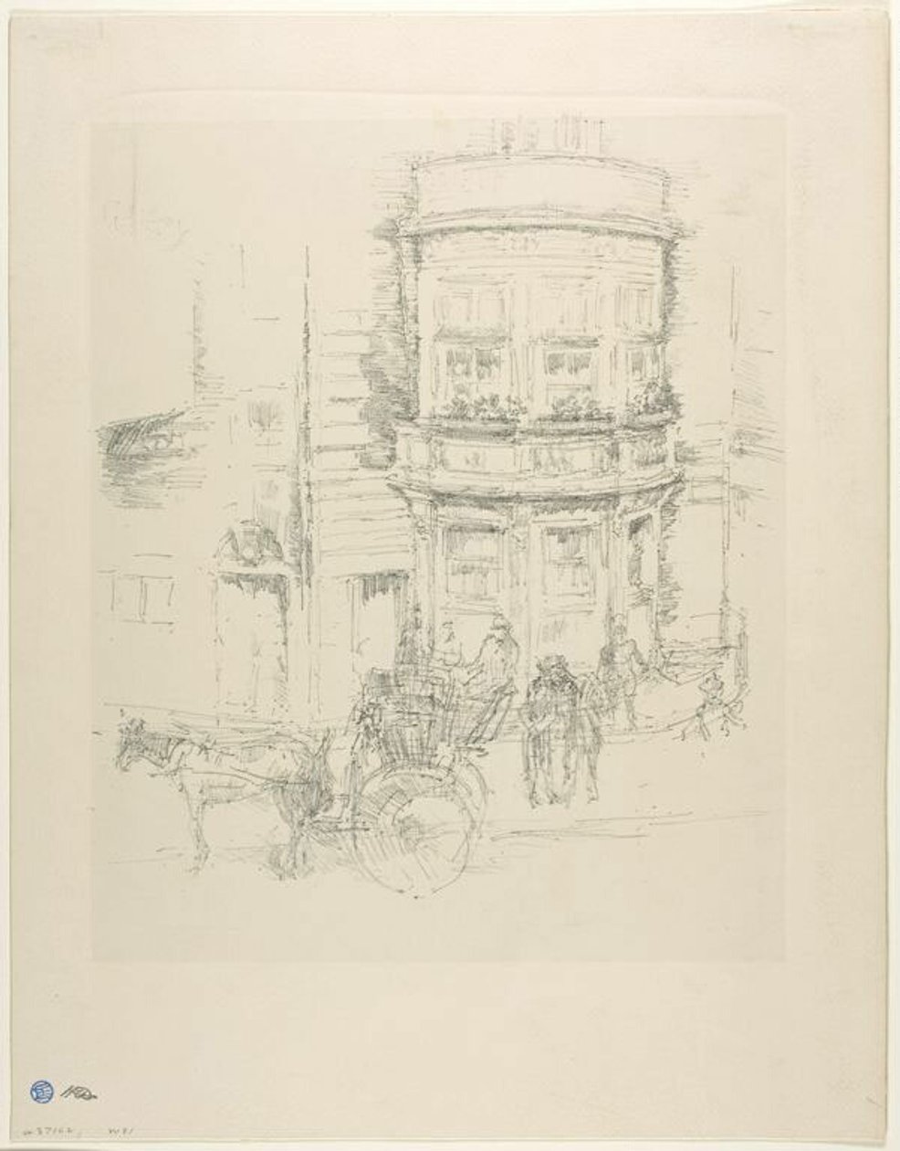 Zadní část divadla Gaiety od James McNeill Whistler