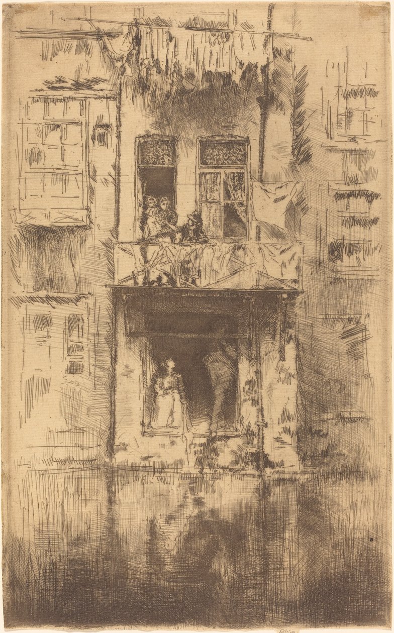 Balkon, Amsterdam od James Abbott McNeill Whistler