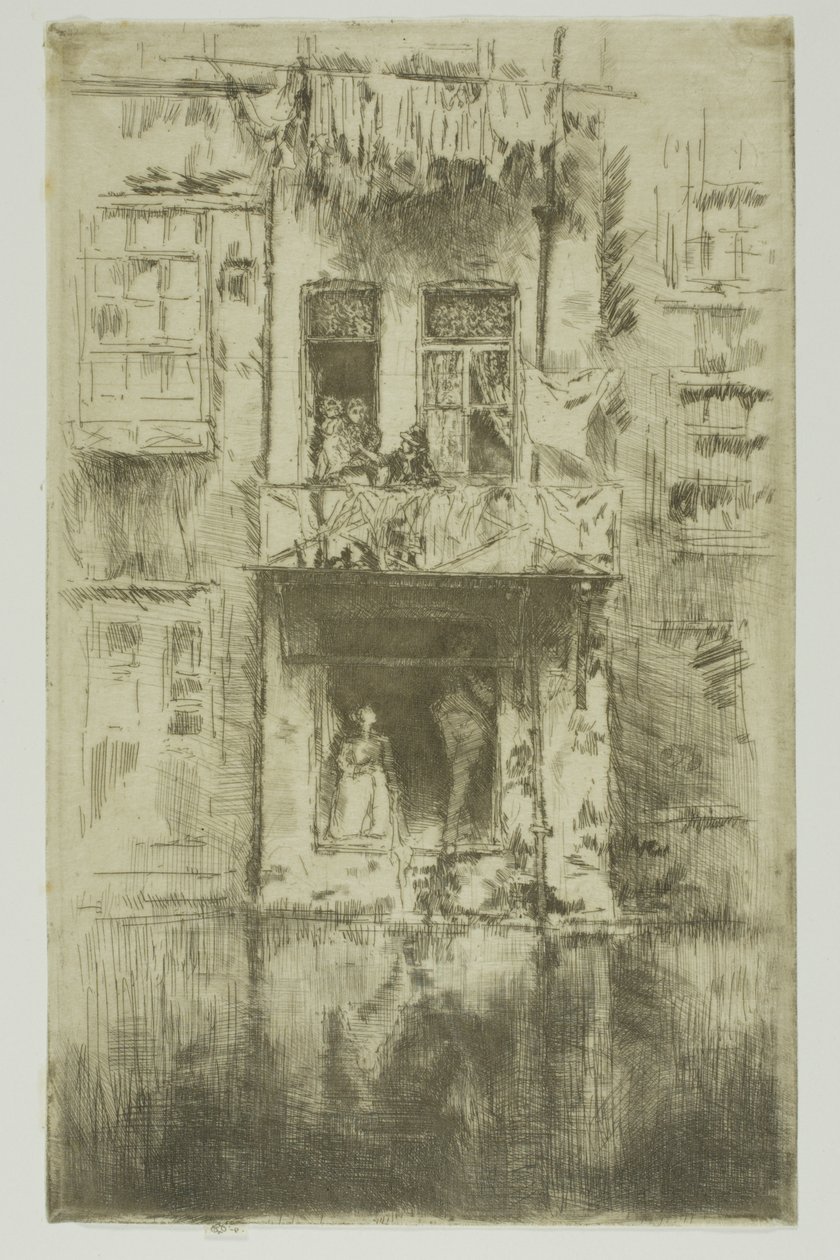Balkon, Amsterdam od James Abbott McNeill Whistler
