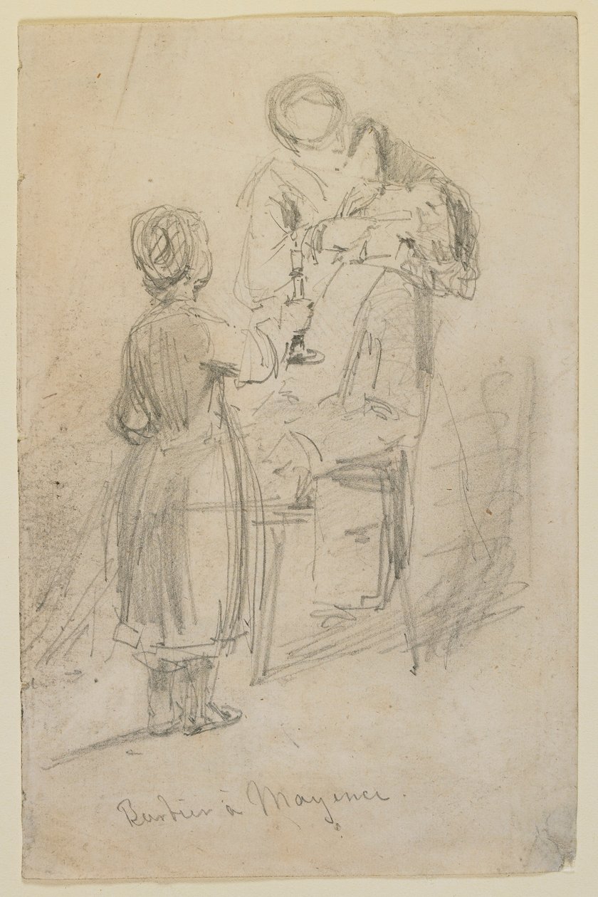 Holič v Mohuči od James Abbott McNeill Whistler