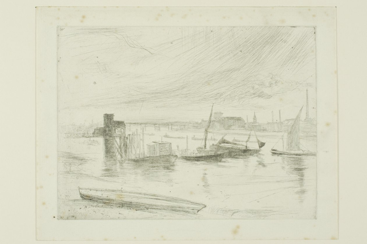 Battersea Dawn (Cadogan Pier) od James Abbott McNeill Whistler