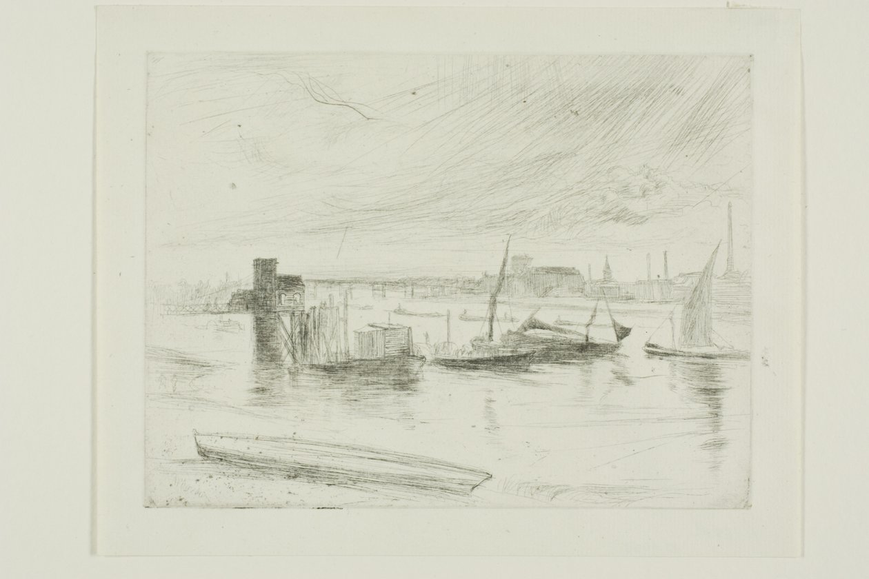 Battersea Dawn (Cadogan Pier) od James Abbott McNeill Whistler
