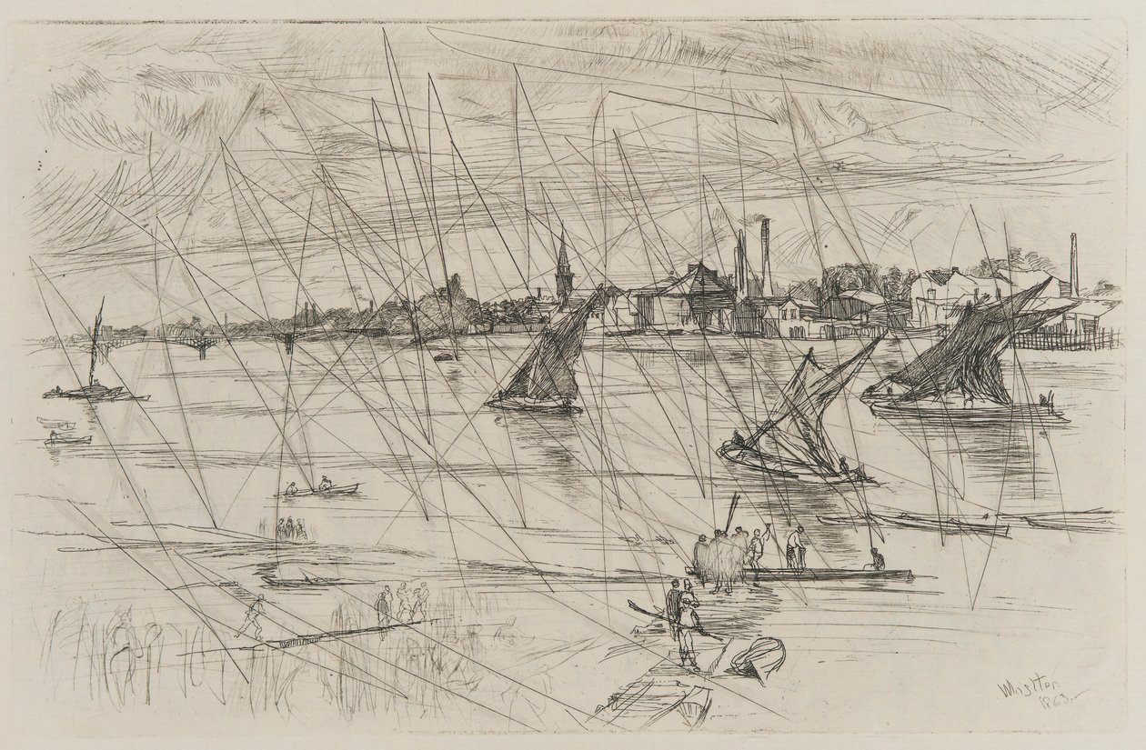 Battersea Reach od James Abbott McNeill Whistler