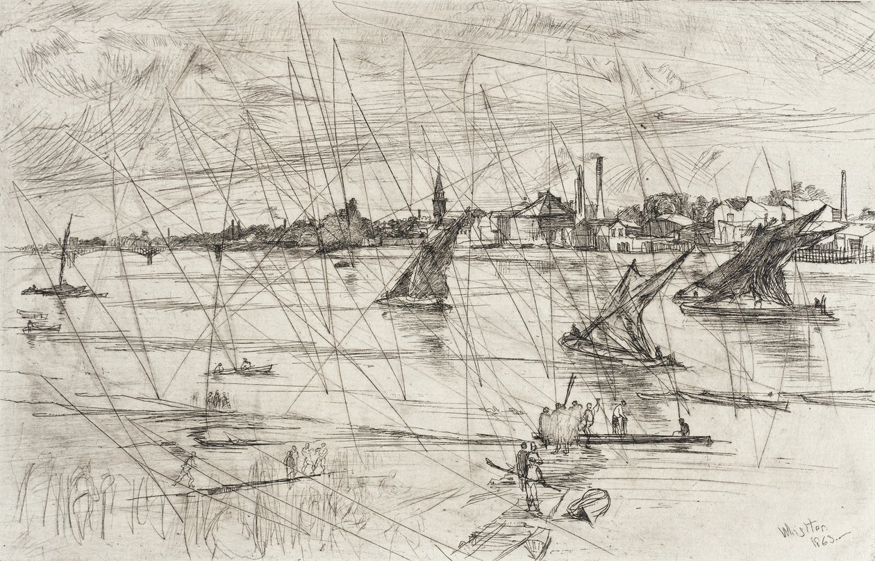 Battersea Reach od James McNeill Whistler