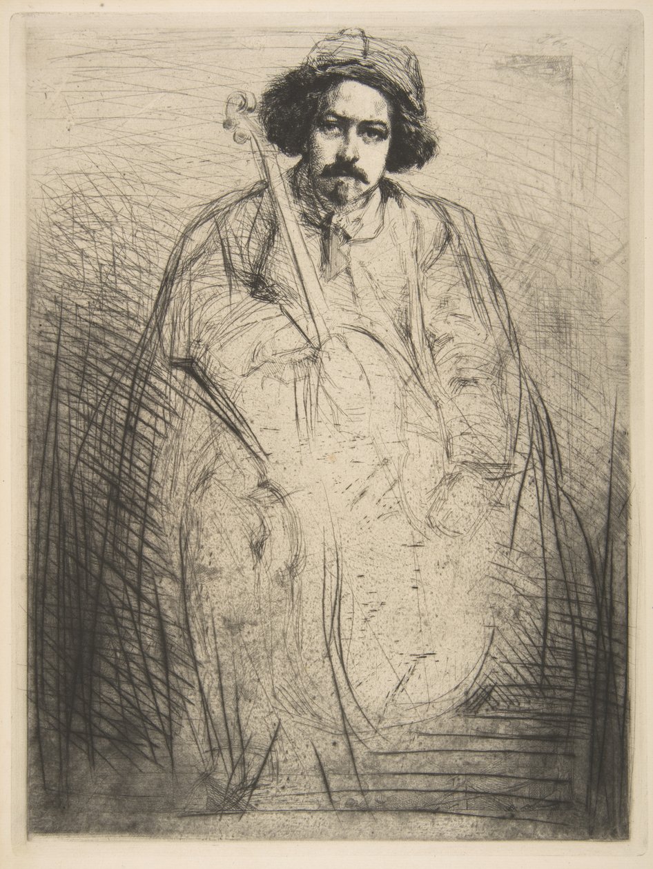 Becquet (J. Becquet, sochař) od James McNeill Whistler