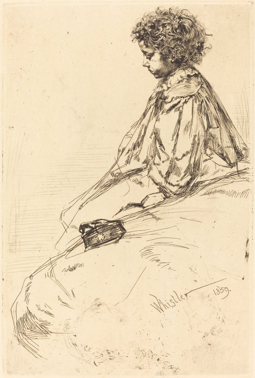 Bibi Lalouetteová od James Abbott McNeill Whistler