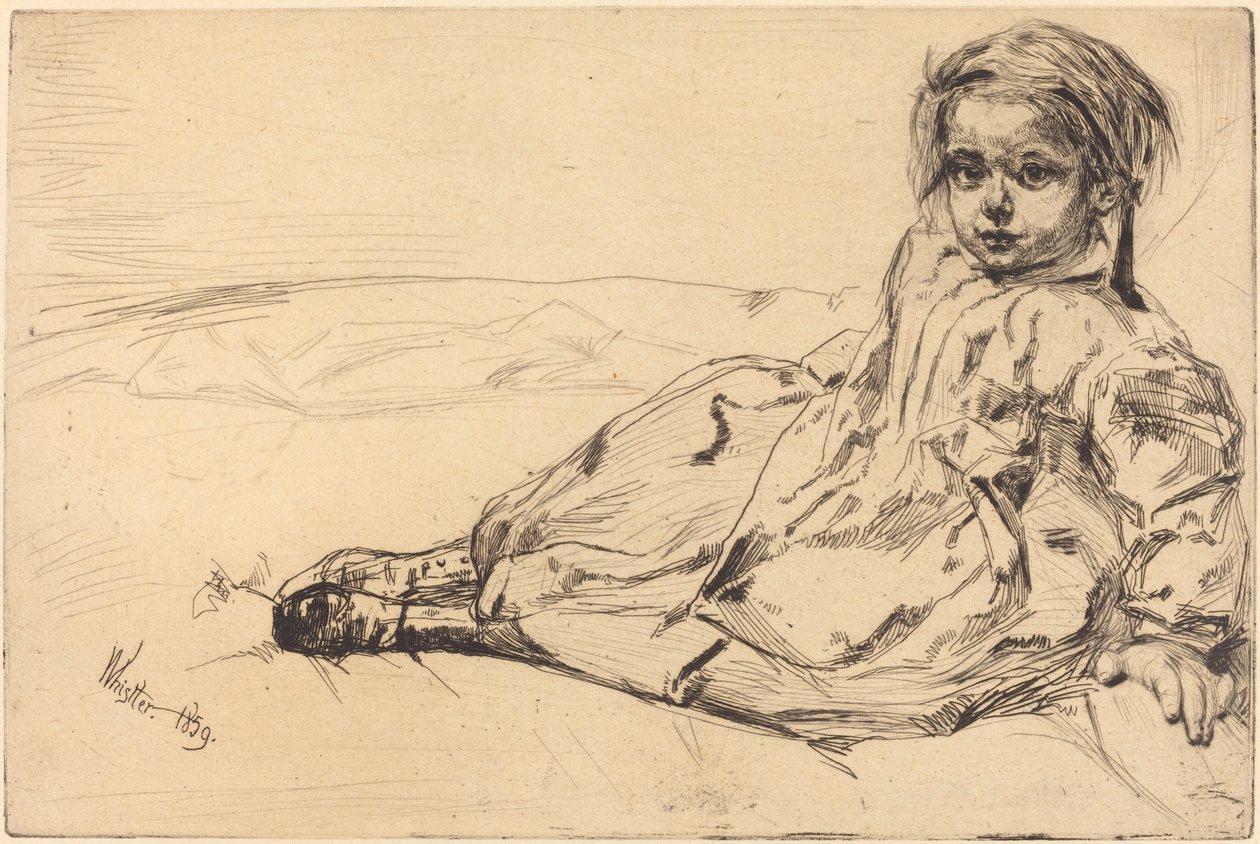 Bibi Valentin od James Abbott McNeill Whistler