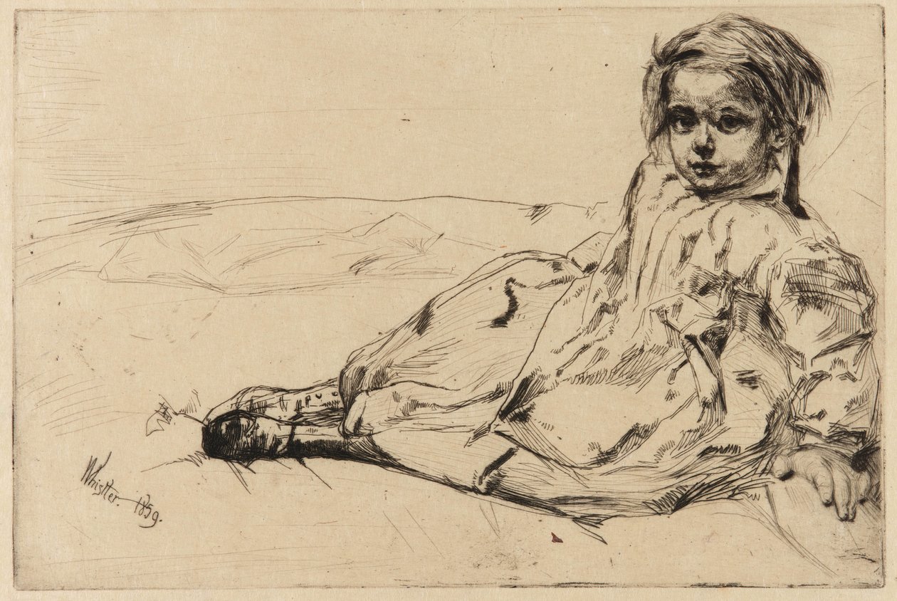 Bibi Valentin od James Abbott McNeill Whistler