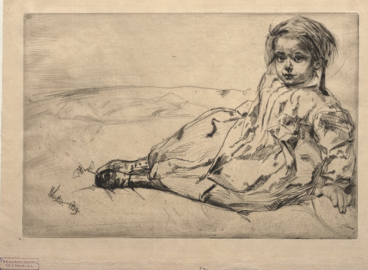 Bibi Valentin od James Abbott McNeill Whistler