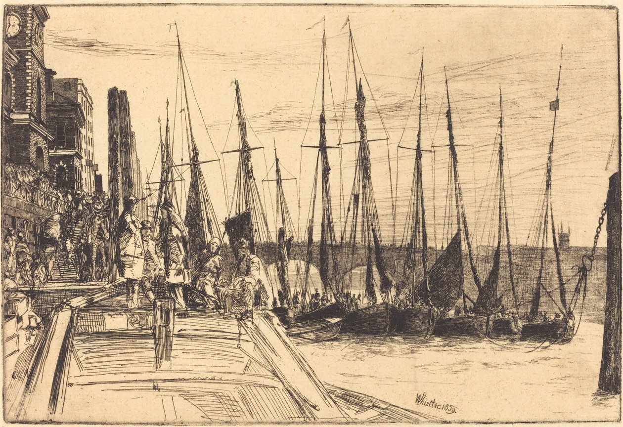 Billingsgate od James Abbott McNeill Whistler