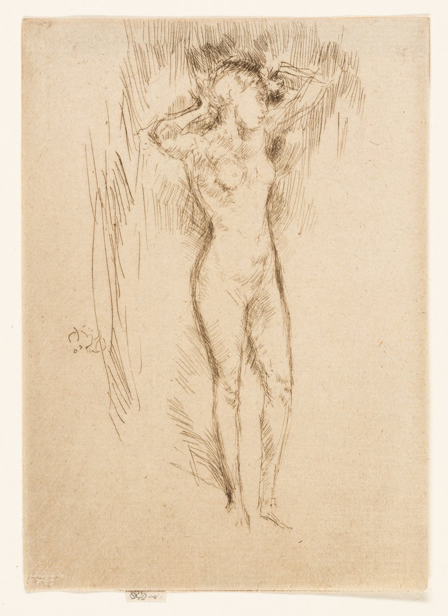 Vázání vlasů od James Abbott McNeill Whistler