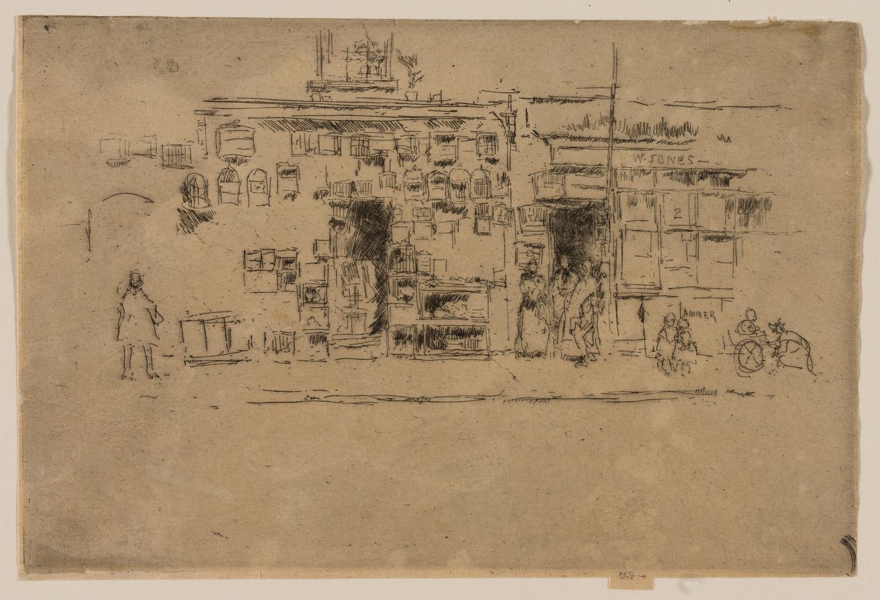 Bird-Cages, Chelsea od James Abbott McNeill Whistler
