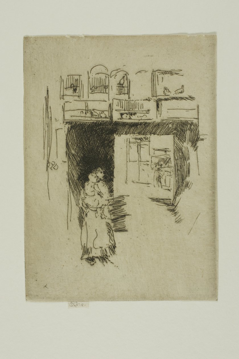 Bird Shop - Seven Dials od James Abbott McNeill Whistler