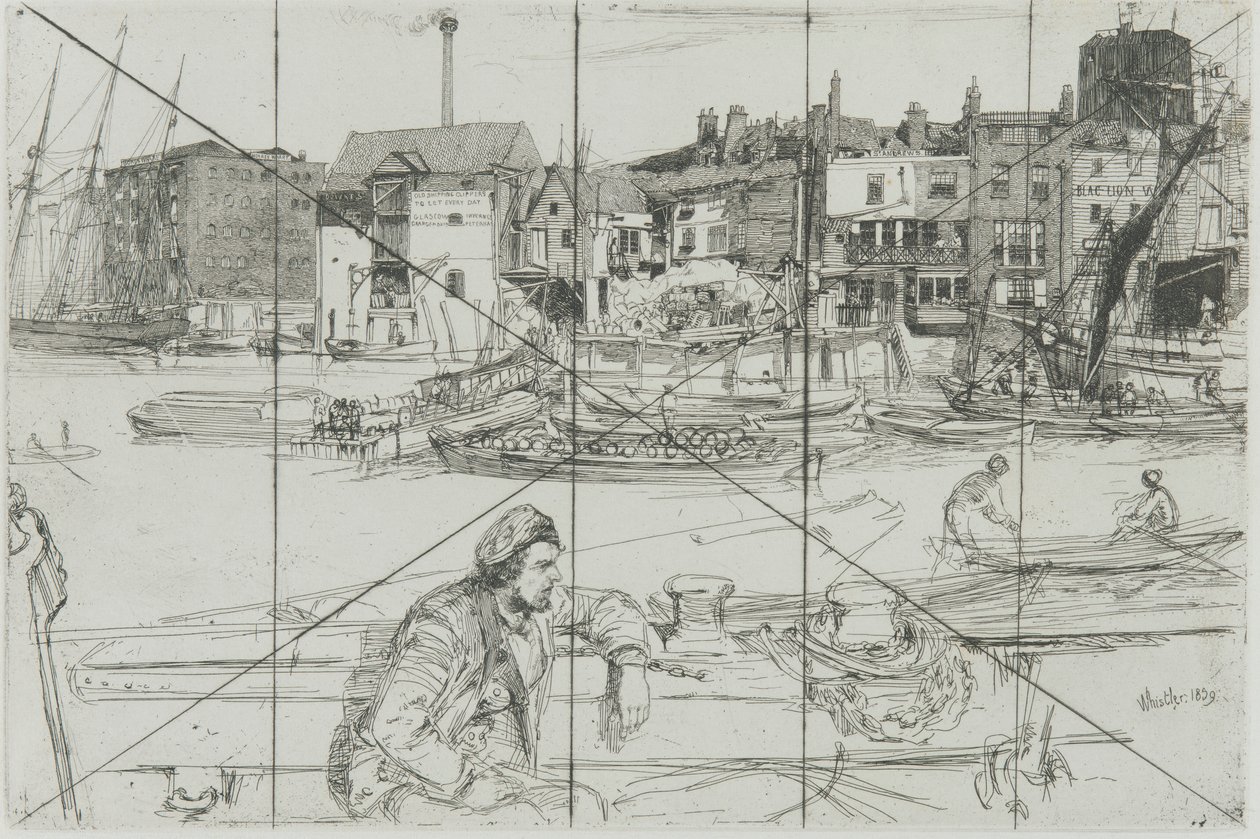 Přístaviště černých lvů od James Abbott McNeill Whistler