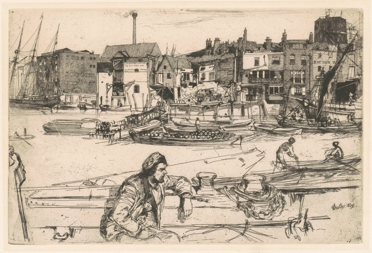 Přístaviště černých lvů od James Abbott McNeill Whistler