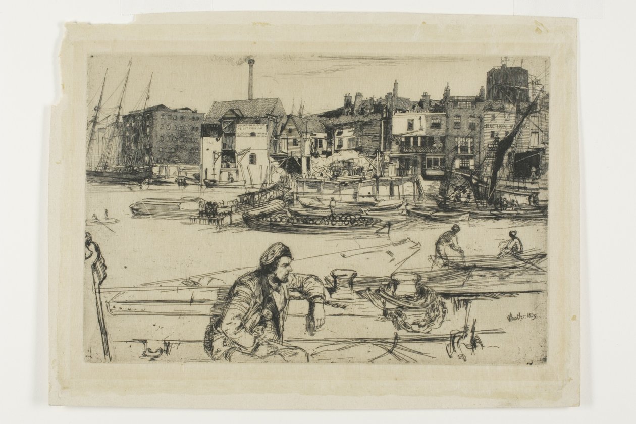 Přístaviště černých lvů od James Abbott McNeill Whistler