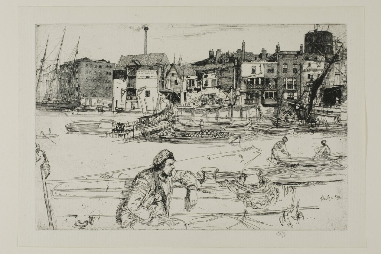 Přístaviště černých lvů od James Abbott McNeill Whistler