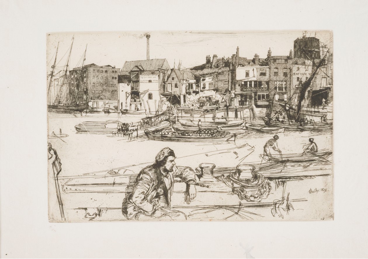 Přístaviště Black Lion od James McNeill Whistler