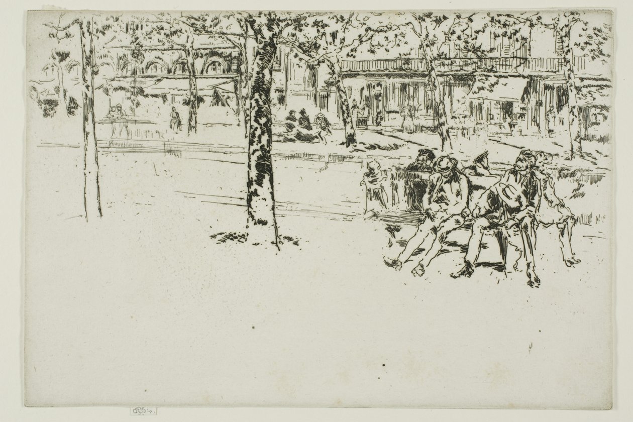 Boulevard Poissonniere, Paříž od James McNeill Whistler