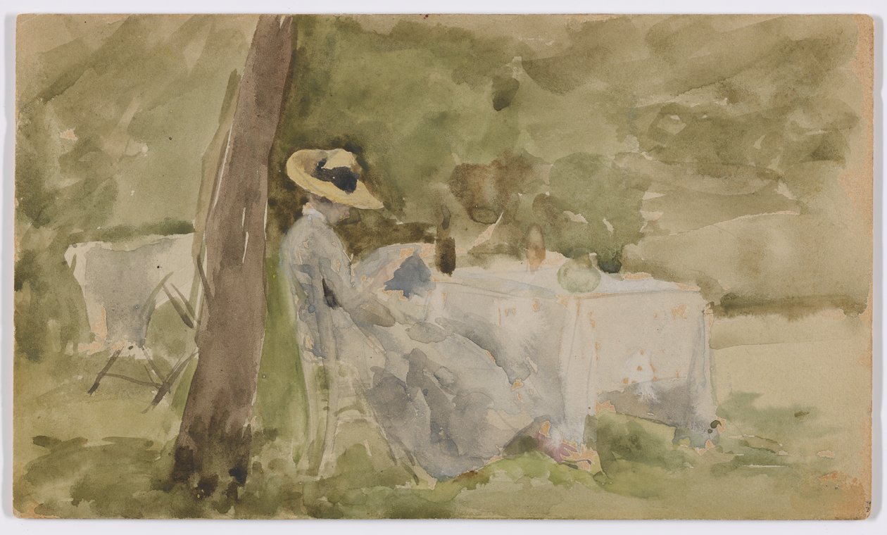 Snídaně v zahradě od James Abbott McNeill Whistler