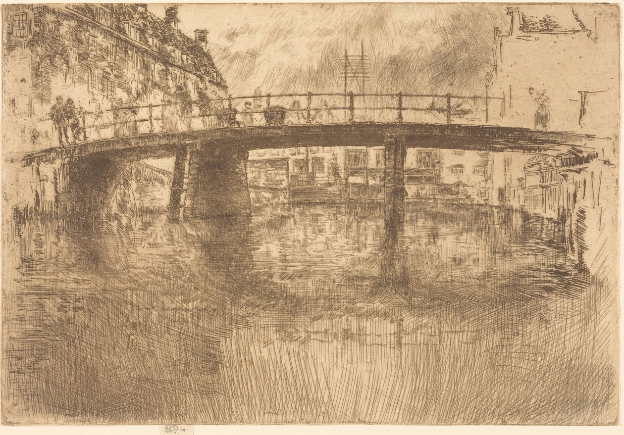 Bridge, Amsterdam od James McNeill Whistler