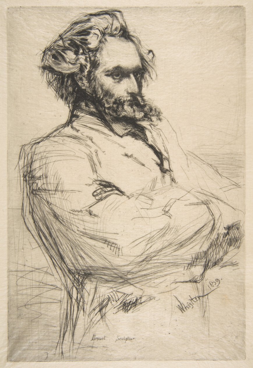 C.L. Drouet, sochař od James McNeill Whistler