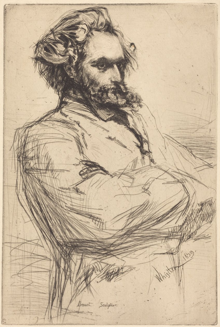 C. L. Drouet, sochař od James McNeill Whistler
