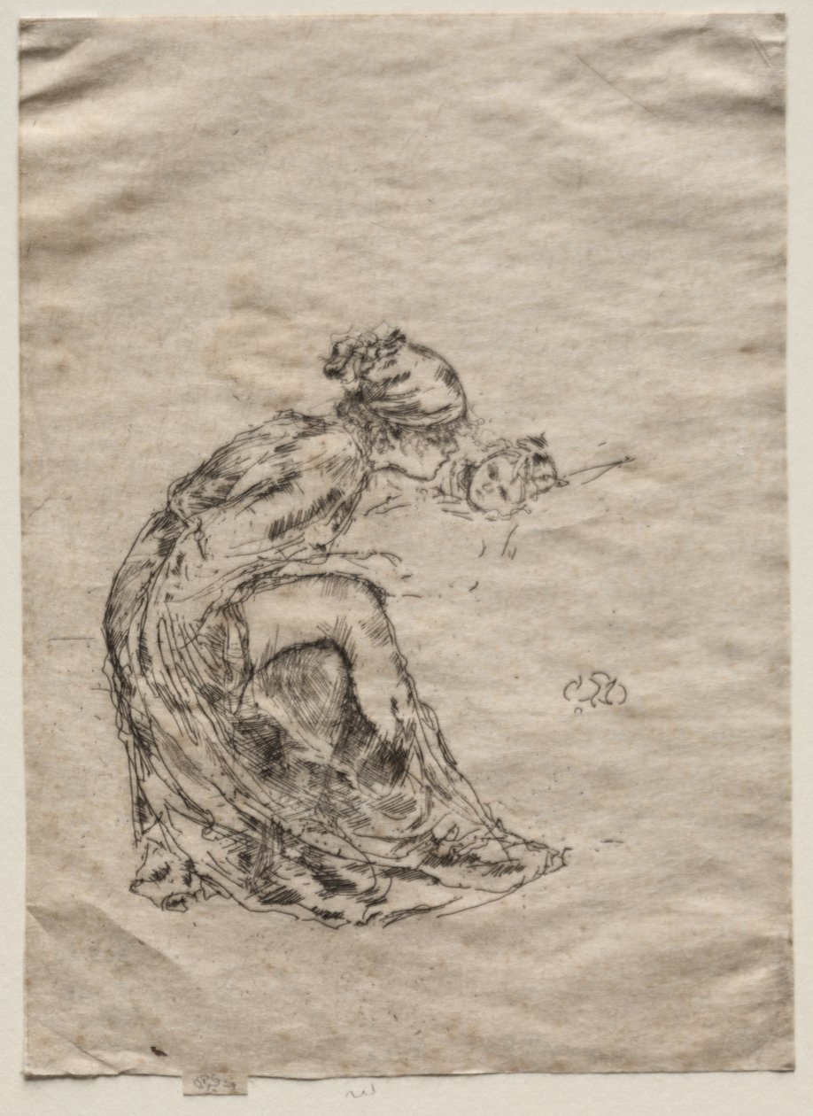 Cameo, č. 1 (Matka a dítě) od James McNeill Whistler