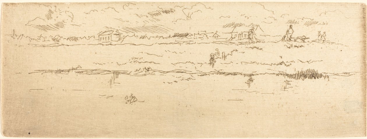 Kanál, Ostende od James Abbott McNeill Whistler