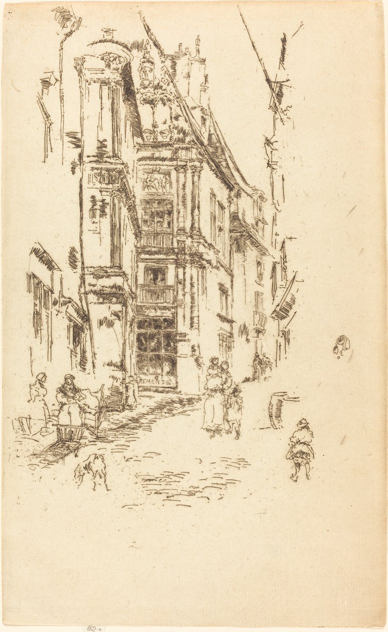 Kancléřství, Loches od James Abbott McNeill Whistler