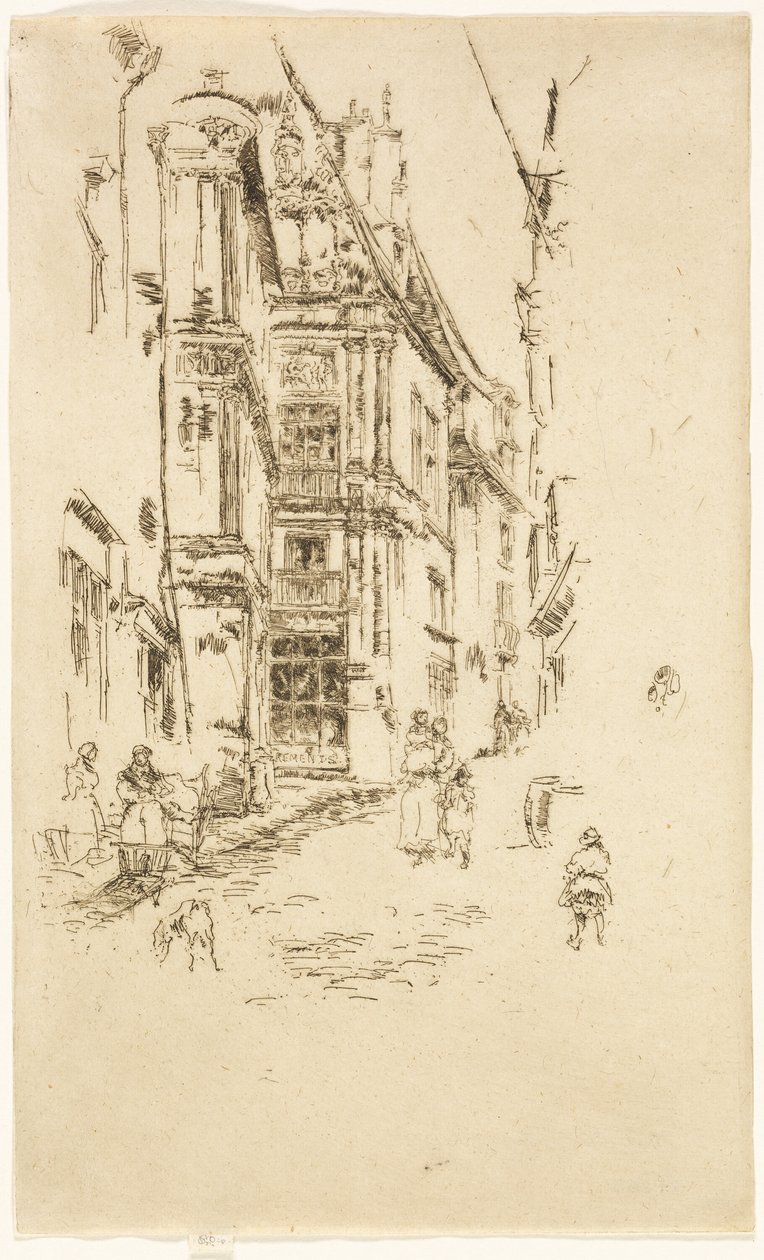 Kancelář, Loches od James McNeill Whistler