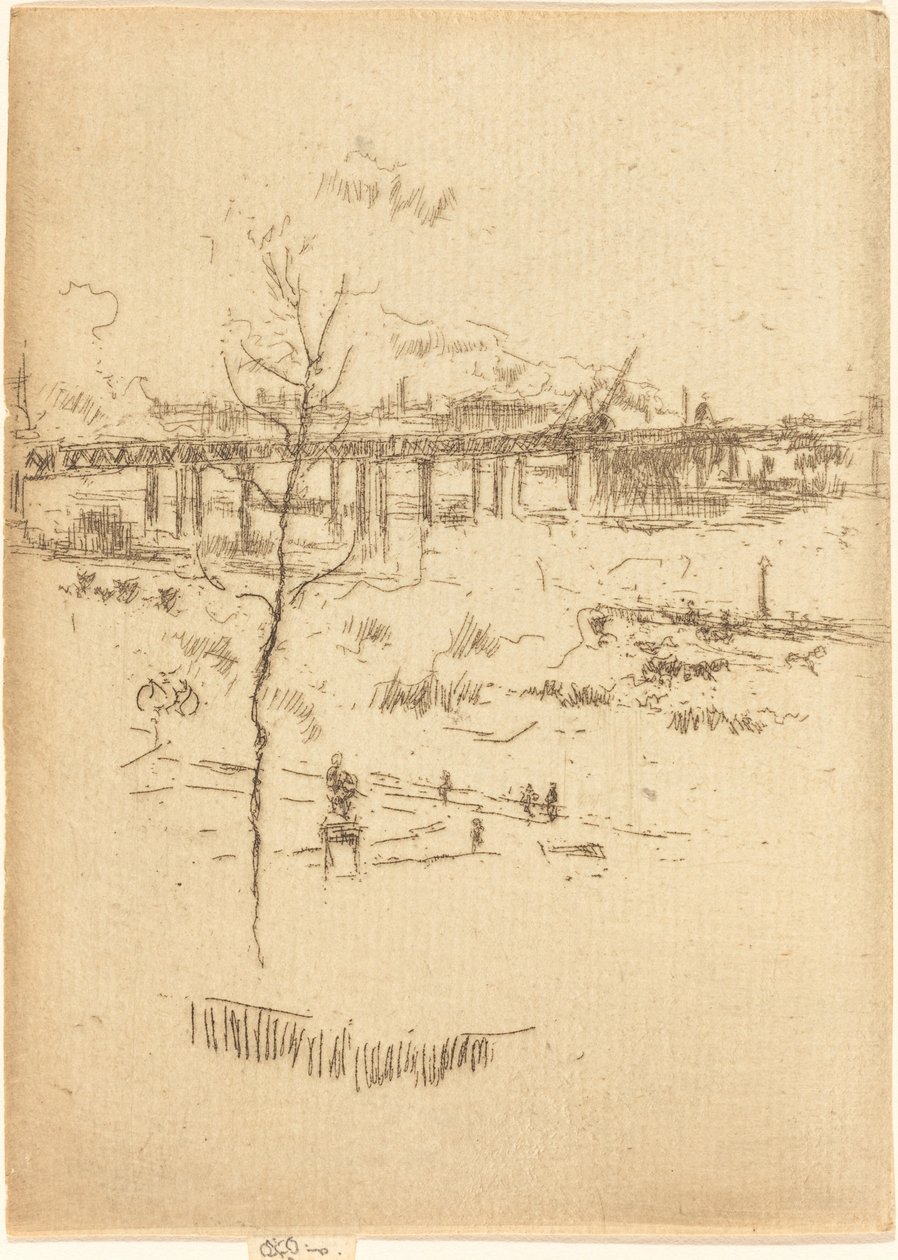 Charing Cross Železniční most od James Abbott McNeill Whistler