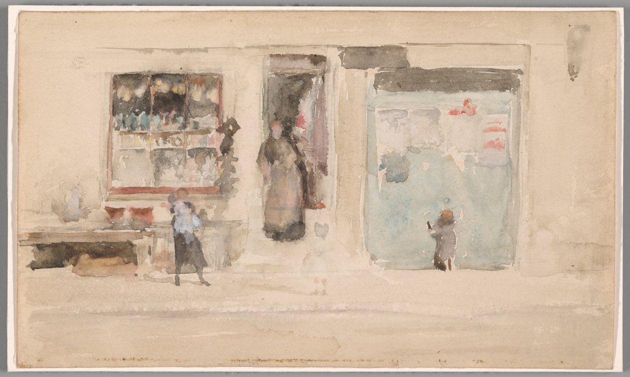 Chelsea Shop od James McNeill Whistler