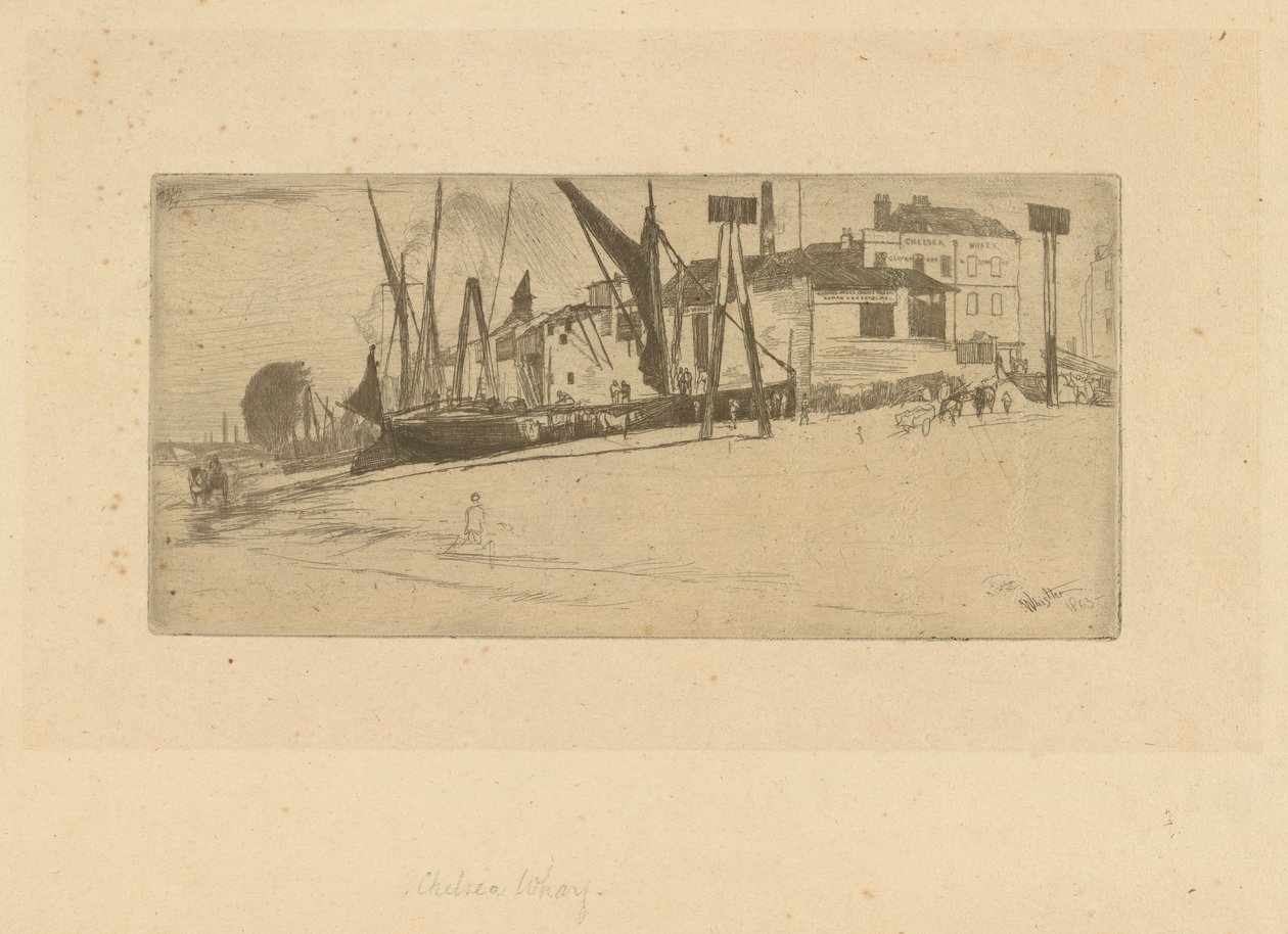 Chelsea Wharf od James Abbott McNeill Whistler