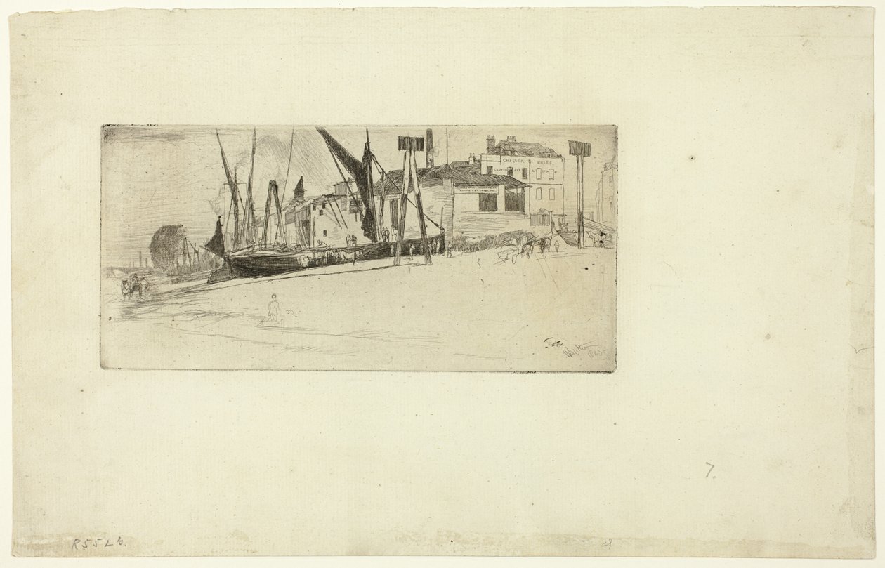Chelsea Wharf od James Abbott McNeill Whistler