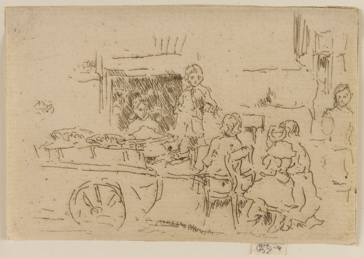 Dětský ovocný vozík od James Abbott McNeill Whistler