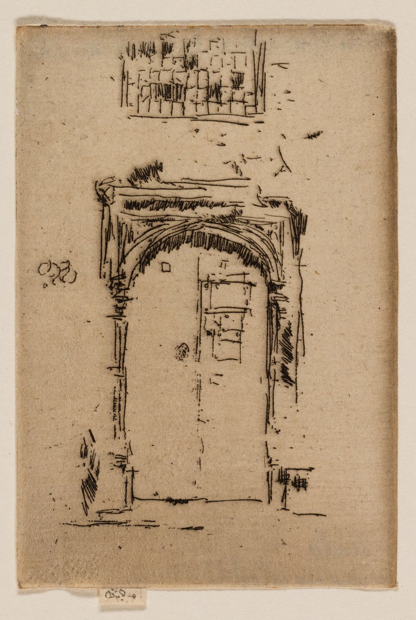 Church Doorway, Edgware Impression: Art Institute of Chicago Art Institute of Chicago(1924.659)Church Doorway, Edgware od James Abbott McNeill Whistler