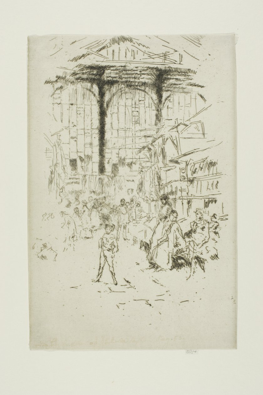 Výměna oblečení, Houndsditch, č. 2 od James Abbott McNeill Whistler