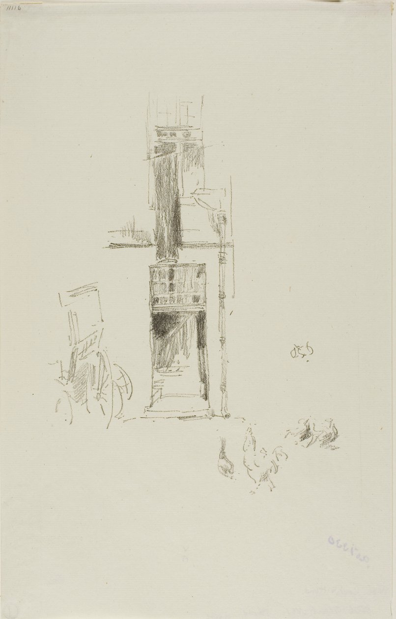 Kohouti a slepice, Hôtel Colbert od James McNeill Whistler
