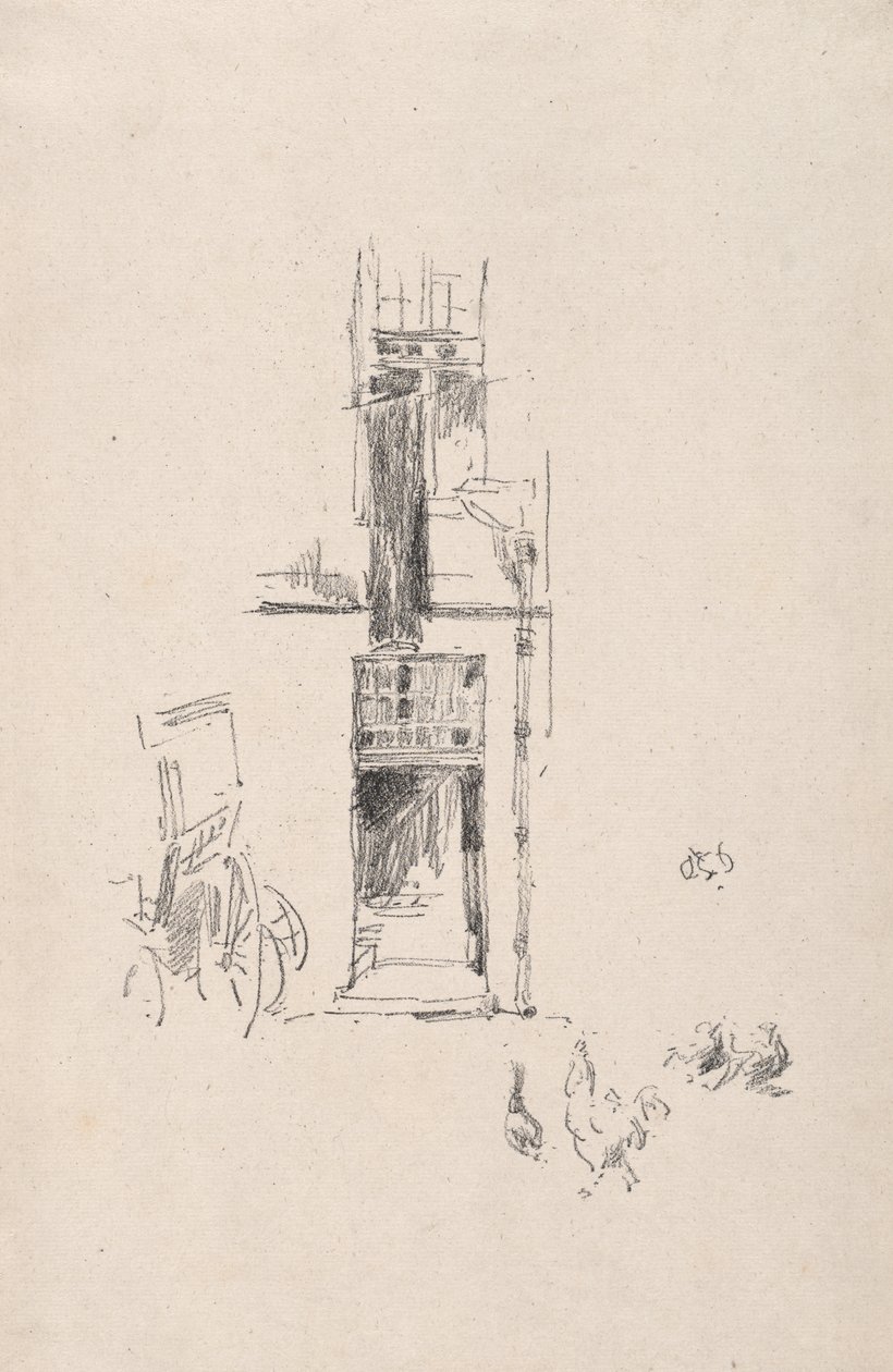 „Kohouti a slepice“, Hotel Colbert od James McNeill Whistler