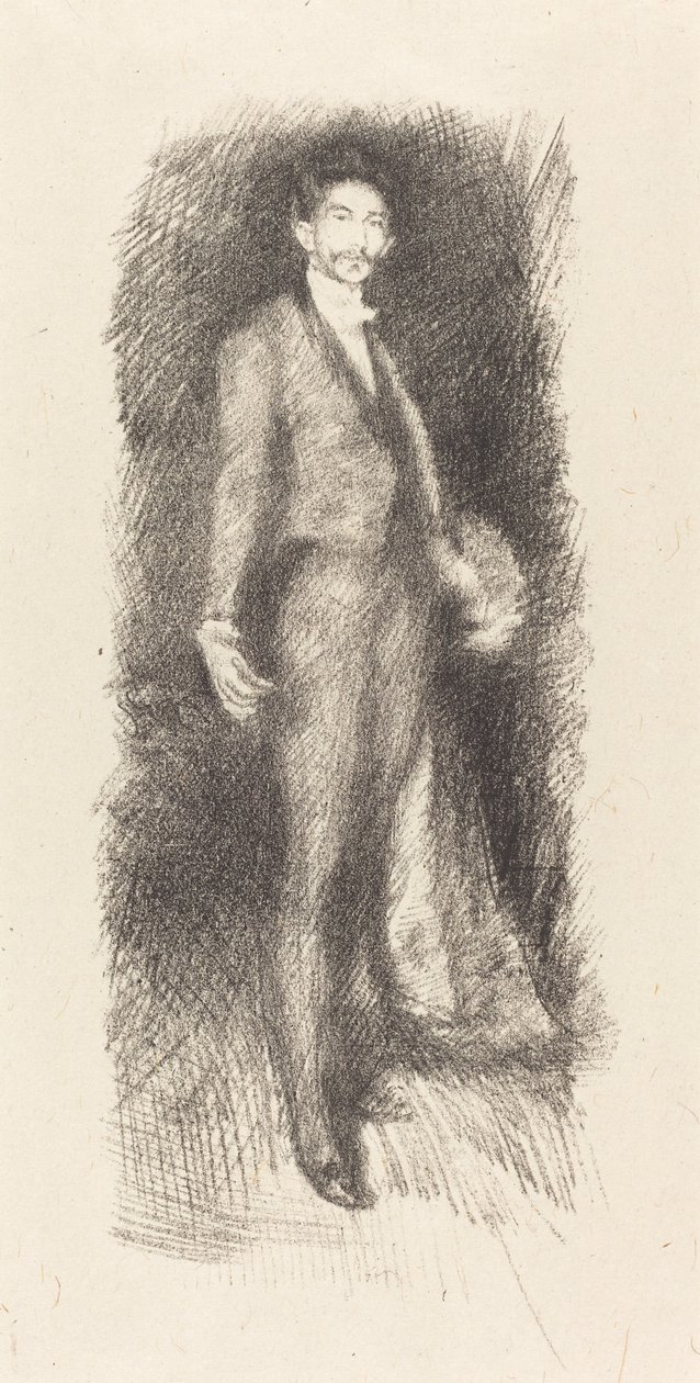 Hrabě Robert de Montesquiou, č. 2 od James Abbott McNeill Whistler